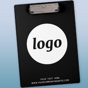 Porte-bloc Logo avec Porte - bloc commercial en noir et blanc