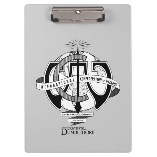 Porte-bloc Logo de la Confédération internationale des sorcie (Devant)