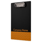 Porte-bloc Logo de la société Elegant Gold Zigzag (Gauche)