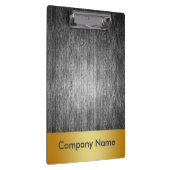 Porte-bloc Logo de l'entreprise moderne Gold Faux Foil Bois (Swatch)