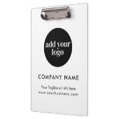 Porte-bloc Logo de l'entreprise moderne White (Gauche)