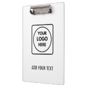 Porte-bloc logo de l'entreprise sans minimum (Gauche)