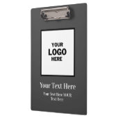 Porte-bloc Logo de marque noire et blanche (Gauche)