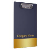 Porte-bloc Logo de Modern Elegant Gold Faux Foil Company (Swatch)