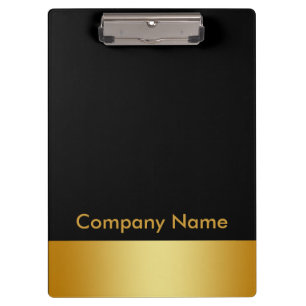 Porte-bloc Logo de Modern Elegant Gold Faux Foil Company