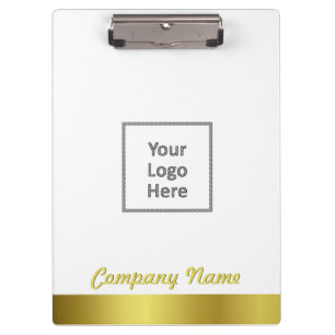 Porte-bloc Logo de Modern Elegant Gold Foil Company
