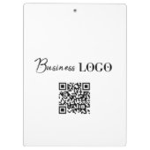 Porte-bloc Logo d'entreprise Code QR promotionnel de la socié (Dos)