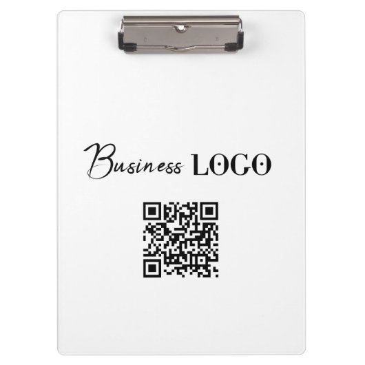 Porte-bloc Logo d'entreprise Code QR promotionnel de la socié (Devant)