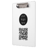 Porte-bloc Logo d'entreprise Code QR promotionnel de la socié (Gauche)