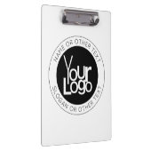 Porte-bloc Logo d'entreprise et texte moderne simple modifiab (Swatch)