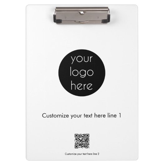 Porte-bloc Logo d'entreprise personnalisé (Devant)