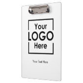 Porte-bloc Logo d'entreprise personnalisé simple Texte Entrep (Gauche)