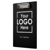 Porte-bloc Logo d'entreprise personnalisé simple Texte Entrep (Gauche)