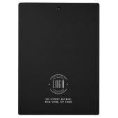 Porte-bloc Logo d'entreprise personnalisée moderne marque com (Dos)