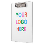 Porte-bloc Logo d'entreprise simple et personnalisable (Gauche)