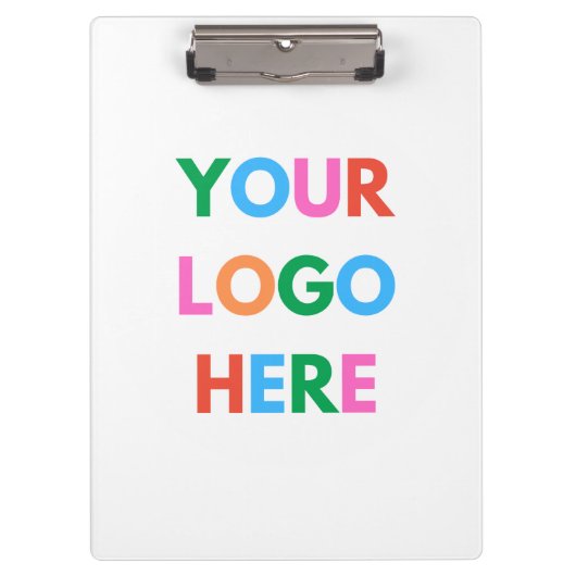 Porte-bloc Logo d'entreprise simple et personnalisable (Devant)