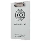 Porte-bloc Logo d'entreprise simple et personnalisé (Gauche)