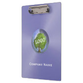 Porte-bloc Logo d'entreprise violet (Gauche)