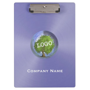 Porte-bloc Logo d'entreprise violet