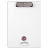 Porte-bloc Logo personnalisé et détails professionnels Porte  (Devant)