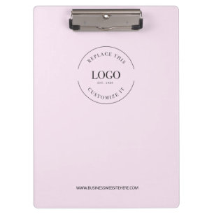 Porte-bloc Logo Personnalisé Minimaliste Marqué Simple Rose