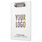 Porte-bloc Logo Porte - bloc Acrylique sur mesure (Gauche)