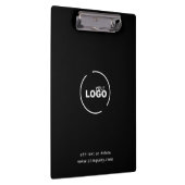 Porte-bloc Logo professionnel moderne pour entreprise Noir &  (Swatch)