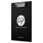 Porte-bloc Logo professionnel personnalisé avec texte personn (Gauche)