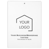 Porte-bloc Logo Professionnel Simple Moderne (Dos)