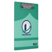 Porte-bloc Logo & QR CODE fond vert (Swatch)