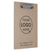 Porte-bloc Logo Rustique Kraft | Entreprise moderne (Swatch)