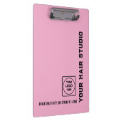Porte-bloc logo Salon de coiffure Black Pink Pro (Swatch)