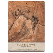 Porte-bloc Look bois Brown (Dos)