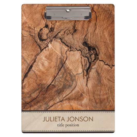 Porte-bloc Look bois Brown (Devant)