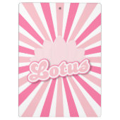 Porte-bloc Lotus à Fleur Rose (Dos)
