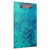 Porte-bloc Lotus texturé bleu (Swatch)