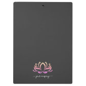 Porte-bloc Lotus Thérapiste Spa Yoga (Dos)