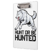 Porte-bloc Loup alpha : chasse ou chasse (Gauche)