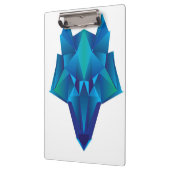 Porte-bloc loup bleu (Gauche)