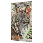 Porte-bloc loup cinglé (Gauche)