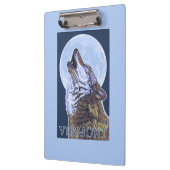 Porte-bloc Loup de VermontHowling (Gauche)