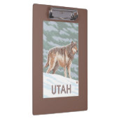 Porte-bloc Loup gris StandingUtah (Swatch)