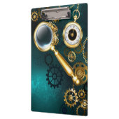 Porte-bloc Loupe en style Steampunk (Gauche)