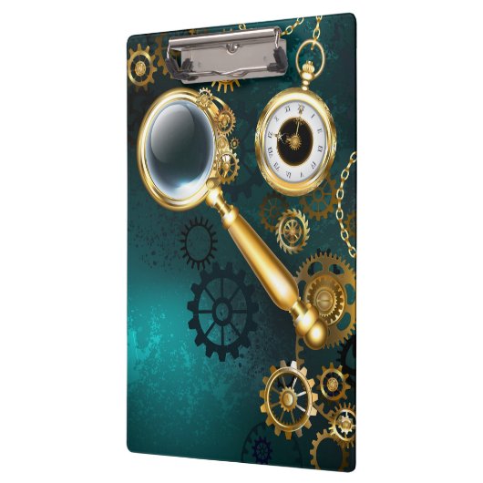 Porte-bloc Loupe en style Steampunk (Gauche)