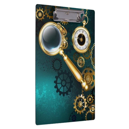 Porte-bloc Loupe en style Steampunk (Swatch)