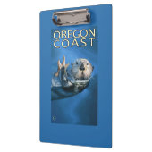 Porte-bloc Loutre de mer de côte de l'Orégon (Gauche)