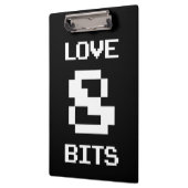 Porte-bloc Love 8 bits (Gauche)