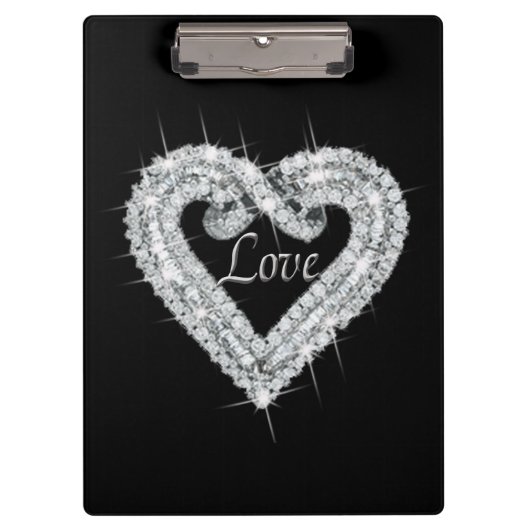 Porte-bloc Love Diamond Heart Porte - bloc (Devant)