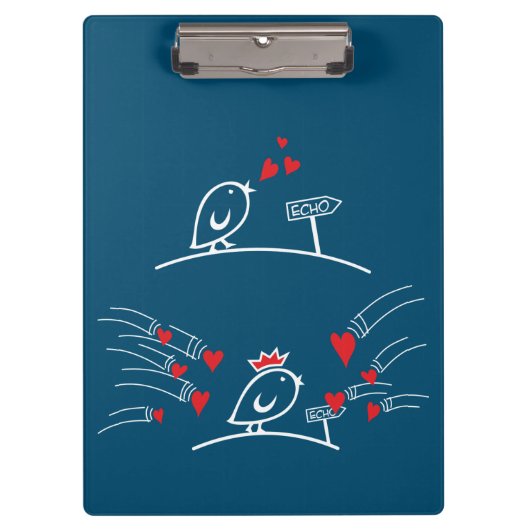 Porte-bloc LOVE ECHO - Bande dessinée Tweetlercools 2 (Devant)
