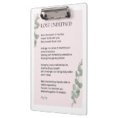 Porte-bloc Love Poem Poem Poetry non défini (Gauche)